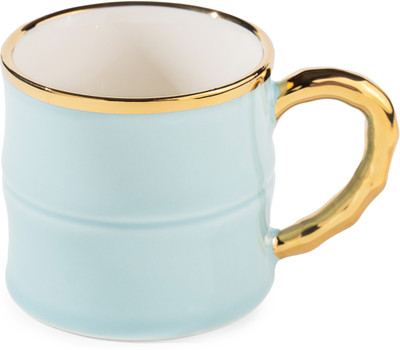 TACHISO Tea Cups Set of 6 Microwave and Dishwasher Safe Crockery Set Ceramic Coffee Mug(180 ml, Pack of 6)