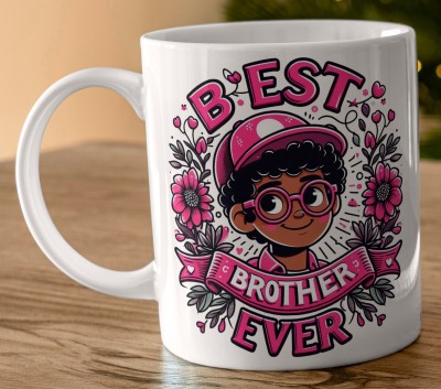 BALESARA You are The Best Brother Gift for Birthday, Anniversary, Rakhi Bro193 Ceramic Coffee Mug(310 ml)