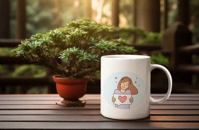 Happie Gifting I Love You So Much 11oz Ceramic Coffee Mug(330 ml)