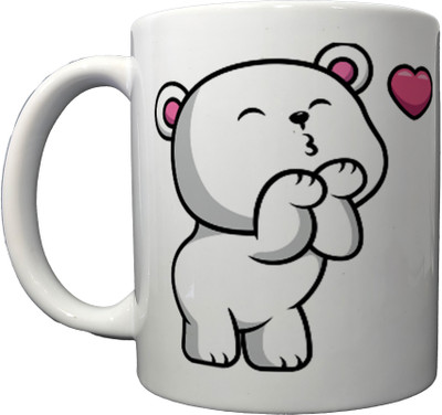 VM MALL 101_Sip smart sip refreshing Ceremic Coffee mug 300 ml Ceramic Coffee Mug(300 ml)