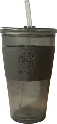 Evokee Big Tumbler with Straw and Sleeve | Reusable Transparent Plastic Cup with Lid Plastic Tumbler(700 ml)