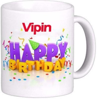 Exocticaa Happy Birthday Gift for Virbhanu Music 007 Ceramic Coffee Mug(325 ml)