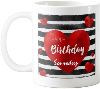 sublix Mug 325 ml pack of 1 HARIJATHA_NEWHBD003 Ceramic Coffee Mug(325 ml)
