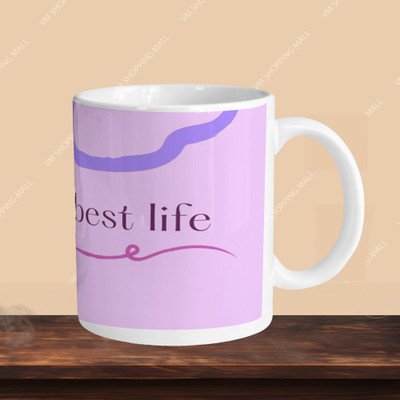 Print Ginnie 101_VM Morning Coffee L-S Ceramic Coffee Mug(325 ml)