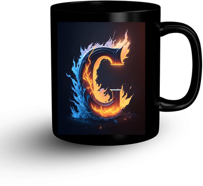 PrintingWorld Birthday Anniversary Gift Alphabet Letter G Ceramic Coffee Mug(300 ml)