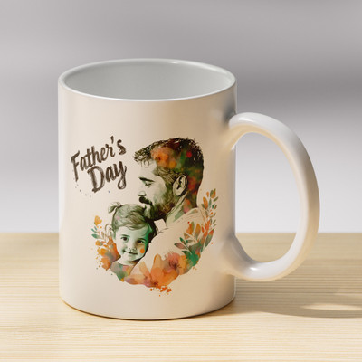 Tanisha Craft Happy Father's Day Gifts for Dad-Best Papa Gifts,Gift for Daddy on Father's Day Ceramic Coffee Mug(330 ml)