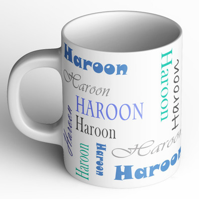 Abaronee 1010_Haroon b005 in name Ceramic Coffee Mug(350 ml)