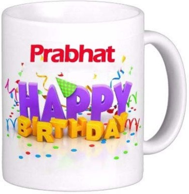 Exocticaa Happy Birthday Gift for Pramod Music 007 Ceramic Coffee Mug(325 ml)