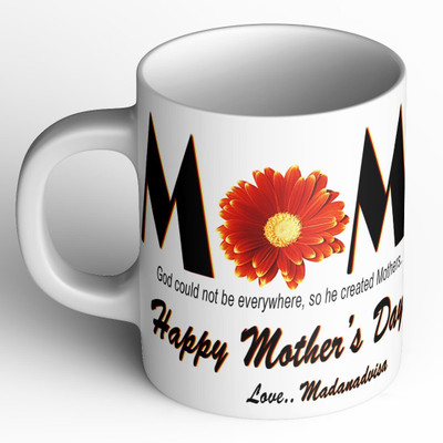 Abaronee NEW_Madanadvisa Happy mothers day quote m016 Ceramic Coffee Mug(350 ml)