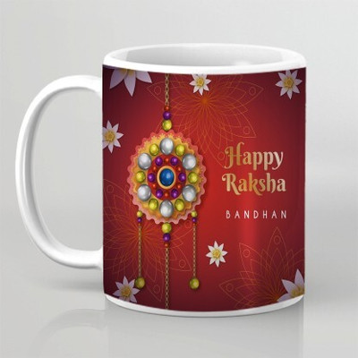 NOBI Printed Ceramic For Gifting 330ml Model 0751 Ceramic Coffee Mug(330 ml)