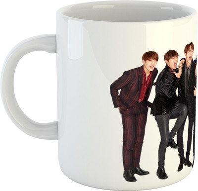 THEELEVEN Ceramic White mug pack of 1 _NEW2536 Ceramic Coffee Mug(350 ml)