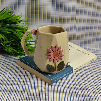 Ceramicmomo Handmade Ceramic Ceramic Coffee Mug(300 ml)