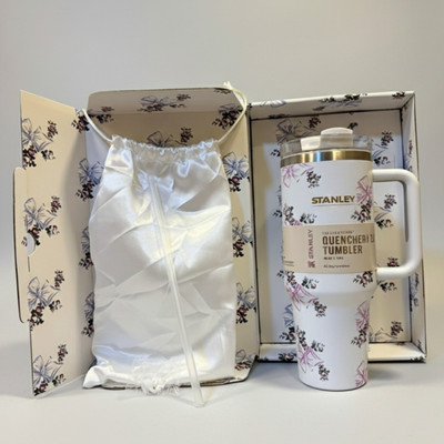 Decidophobic DECIDOPHOB STANLEY Floral Quencher Tumbler 120 Double Wall Vacum Insulated mug Stainless Steel Coffee Mug(1200 ml)