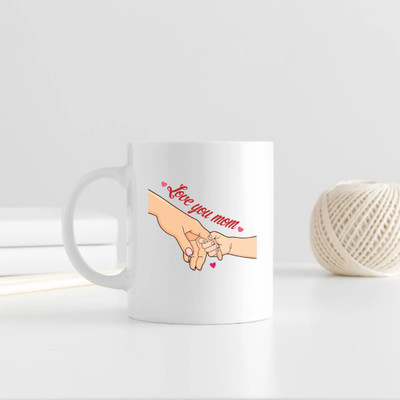 THEELEVEN Ceramic White mug pack of 1 _NEW2217 Ceramic Coffee Mug(350 ml)