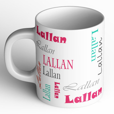 Abaronee 1010_Lallan b004 in name 001 Ceramic Coffee Mug(350 ml)