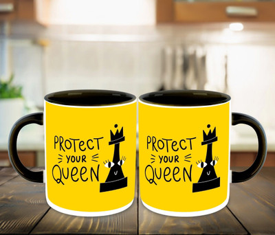 BLISSart Premium_350ml_Ceramic_coffee_mug_pack2_hh78 Ceramic Coffee Mug(350 ml, Pack of 2)