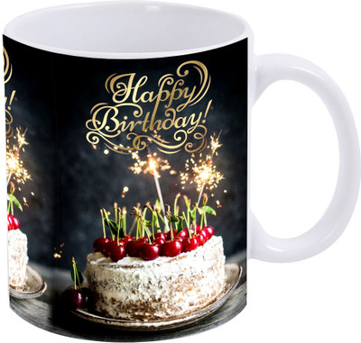 SUARD Happy Birthday Coffee mug for friend wife husband brother sister-103 Ceramic Coffee Mug(350 ml)
