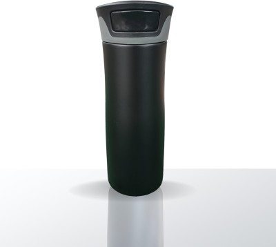 YELONA Matte Black SS Autoseal Coffee Tumbler,Travel,Thermal,Vacuum Flask-500ml Stainless Steel Coffee Mug(500 ml)