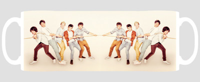 Mooch Wale One Direction Tug Of War Ceramic Coffee Mug(325 ml)