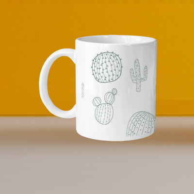 Print Ginnie 101_VM Nice Day Panda L Ceramic Coffee Mug(325 ml)