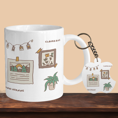 Print Ginnie 101_Frames R-A Ceramic Coffee Mug(325 ml)
