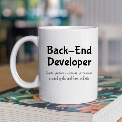 Moon Glow Inspirations Back-End Developer Ceramic Coffee Mug(325 ml)