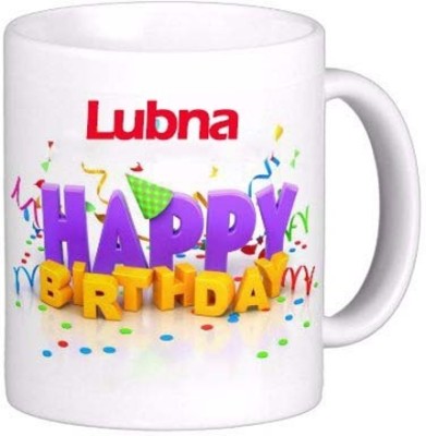 Exocticaa Happy Birthday Gift for Lavanya Music 007 Ceramic Coffee Mug(325 ml)