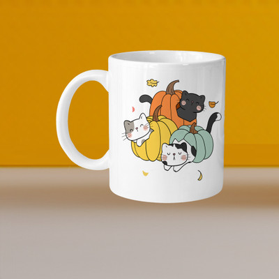 Hunter Studio 101_VM Big Flower Full L Ceramic Coffee Mug(300 ml)