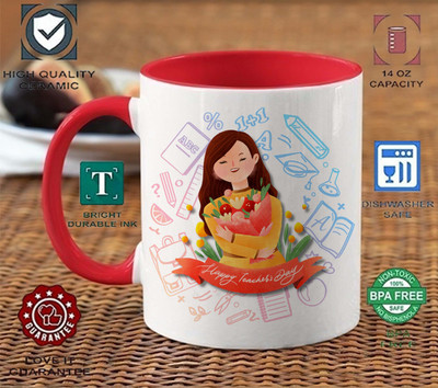 PRINT YOUR DREAM Inner_printed_teachers_day_mug_c Ceramic Coffee Mug(330 ml)