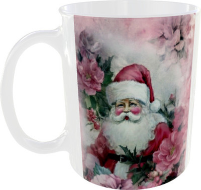 Aakansha Creation Wishing You A Merry Christmas and a Wonderful New Year Ceramic Coffee Mug(325 ml)