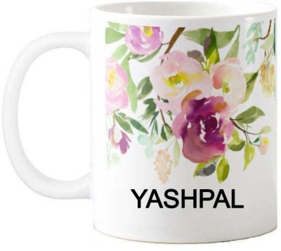 Exocticaa Happy Birthday Gift for Yashpal 076 Ceramic Coffee Mug(325 ml)