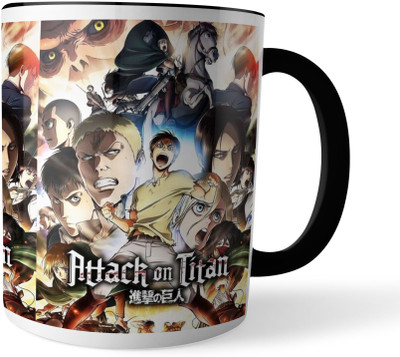 Morons Attack On Titan - Anime Merchandise Collection Ceramic Coffee Mug(350 ml)
