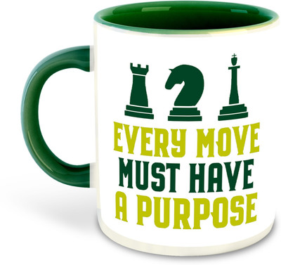 FLEXERSTYLE NEW2025-Mug Chess325 ml pack of 1 _NEW Ceramic Coffee Mug(350 ml)