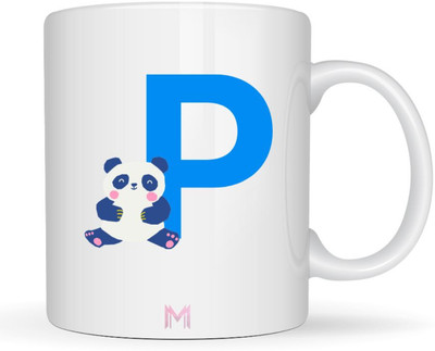 MaddockCorp Maddock P Alphabet Animals Printed for Kids Ceramic Coffee Mug(350 ml)