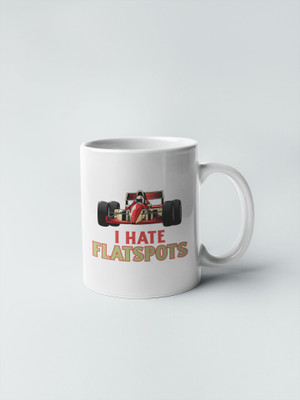 Epic Merch I hate Flatspots Ceramic Coffee Mug(350 ml)
