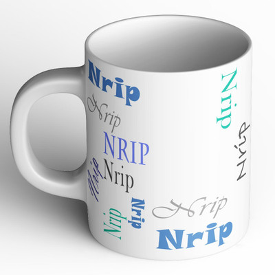 Abaronee 1010_Nrip b005 in name Ceramic Coffee Mug(350 ml)