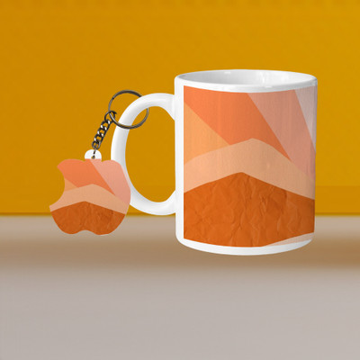 VM MALL 101_VM Coffee Break L-O Ceramic Coffee Mug(325 ml, Pack of 2)