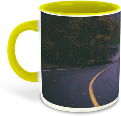 FLEXERSTYLE NEW2025-NatureMixTheme_new mug_325ml pack of 1 Ceramic Coffee Mug(325 ml)