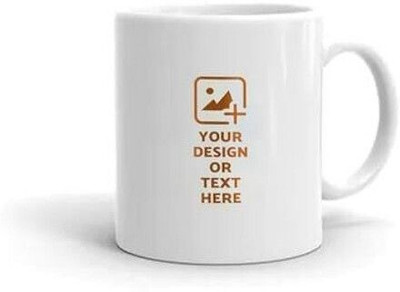 Madhut Custom Printed Ceramic – Personalized Photo/Text, 325 ml Coffee Cup Ceramic Coffee Mug(325 ml)