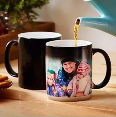 gift shop Black Magic Cup Persolized Text/Photo Ect. Code no.262 Ceramic Coffee Mug(330 ml)