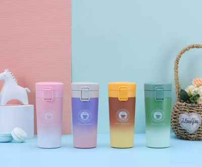 Aarvikasales As Imported Insulated Coffee Bottle/Mug, Water Bottle Insulation Design Stainless Steel Coffee Mug(400 ml)