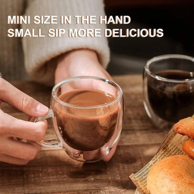 papita Transparent Cup 0.1 Glass Coffee Mug(250 ml)