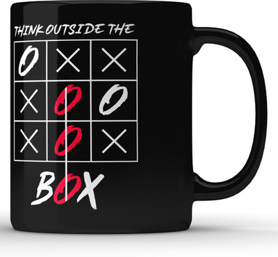 Unbounded Company Think Outside The Box Ceramic Coffee Mug(325 ml)