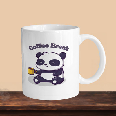 sublix NEW_Coffee Break R Ceramic Coffee Mug(330 ml)