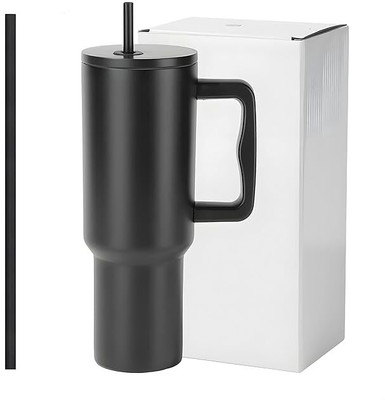 hkb Tumbler Sipper With Handle, Straw Stainless Steel Tumbler(1200 ml)