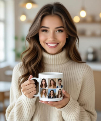 Giftlark Photo/Text/Logo on Ceramic Coffee Mug(330 ml)