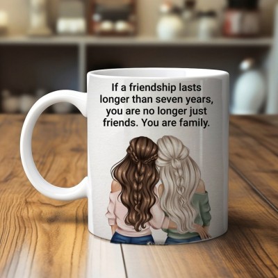 Mahakaal best friend forever best gift Ceramic Coffee Mug(300 ml)