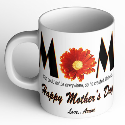 Abaronee NEW_Aruni Happy mothers day quote m016 Ceramic Coffee Mug(350 ml)