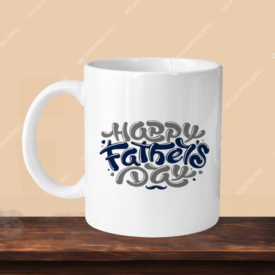 Printhorizon 101_Happy Fathers Day R-R Ceramic Coffee Mug(330 ml)