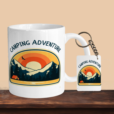 VM MALL 101_Camoing Adventure R-R Ceramic Coffee Mug(330 ml)